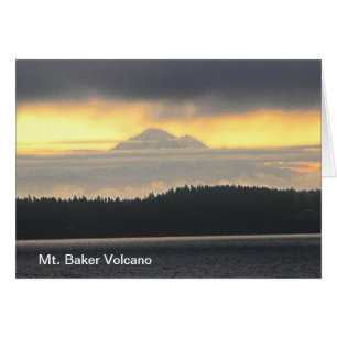 Le volcan du Mont Baker
