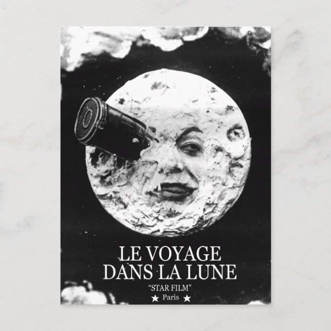 Le Voyage Dans La Lune (A Trip to the Moon) Postcard (Front)