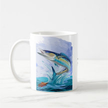 Le Wahoo Fishing Boit Du Thé Ou De La Mug Au Café