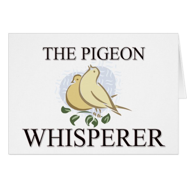 Le Whisperer de pigeon (Devant horizontal)