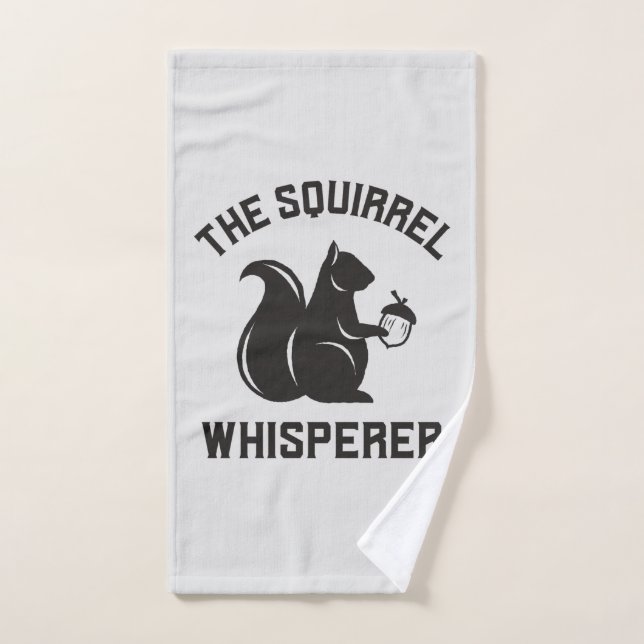 Le Whisperer d'écureuil | Écureuil (Serviette à main)