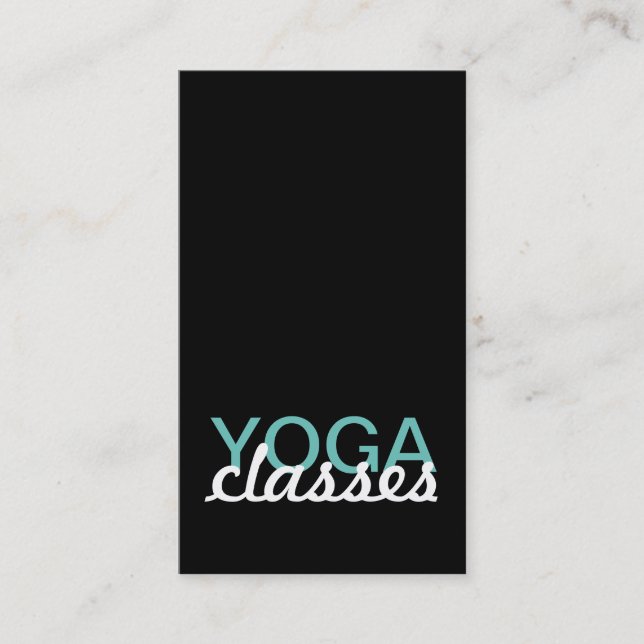le yoga classe la carte perforée (Devant)