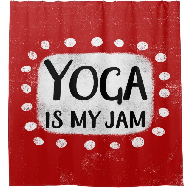 Le Yoga Est Mon Rideau De Douche De Jam (Devant)