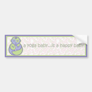 Le yoga parlent le bébé : Autocollant heureux de