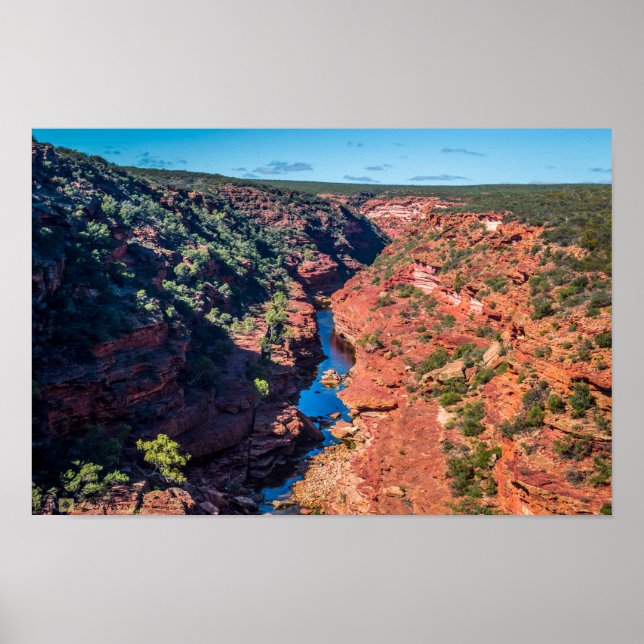 Le Z-Bend de Kalbarri, Australie - Poster (Devant)