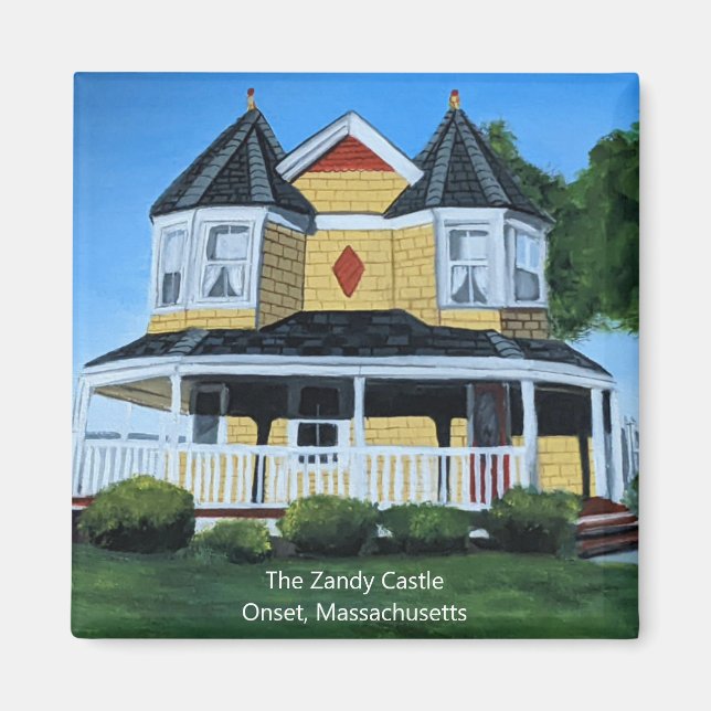 Le Zandy Castle Cape Cod Magnet de cuisine victori (Devant)