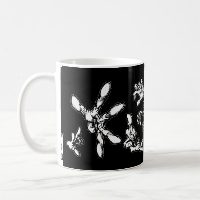 Le zombi remet la tasse de café (Gauche)