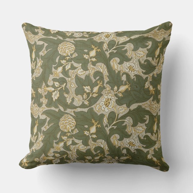 'Lea', 1912 Throw Pillow (Front)