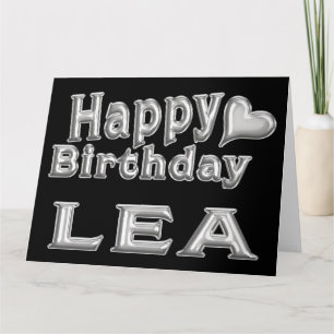 Lea Happy Birthday Birthday Map Card
