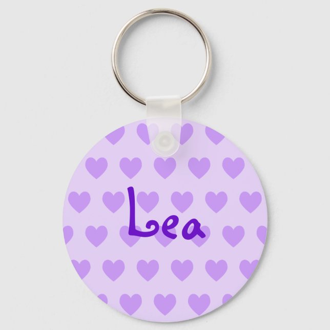 Lea in Purple Keychain (Front)