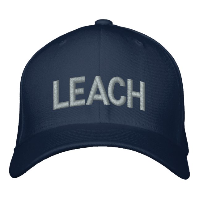 LEACH Flex Fit Embroidered Embroidered Hat (Front)