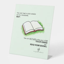 Lead a Child Outside or to a Bookshelf