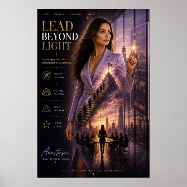 Lead Beyond Light – Affiche de direction exécutive (Devant)