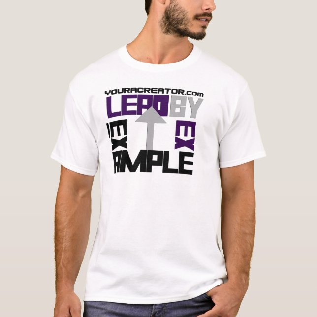 LEAD BY EXAMPLE (YRAC) T-Shirt (Front)