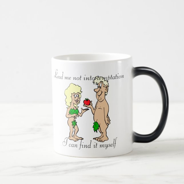 Lead me not into temptation Morph Mug (Right)