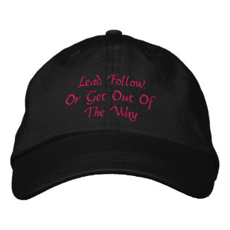 Lead or Follow Women's Baseball Cap