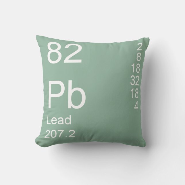 Lead Throw Pillow (Front)