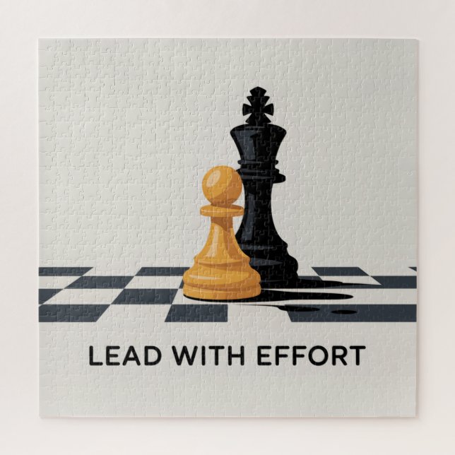 Lead With Effort Jigsaw Puzzle (Vertical)