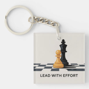 Lead With Effort Keychain