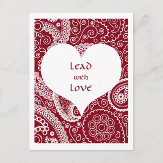 Lead with Love Postcard