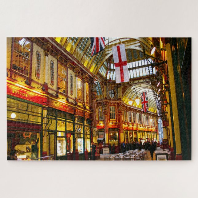 Leaden Hall Market Londres. Jigsaw Puzzle (Horizontal)
