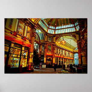 Leadenhall Market City of London England Poster