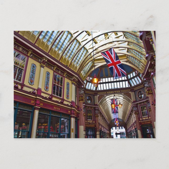 Leadenhall Market London Postcard (Front)
