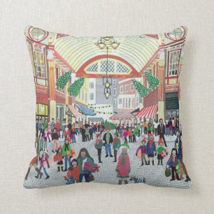 Leadenhall Market London Throw Pillow
