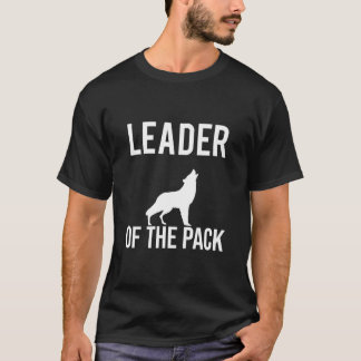 Leader du pack T-shirt Vintage Funny Wolf Shir