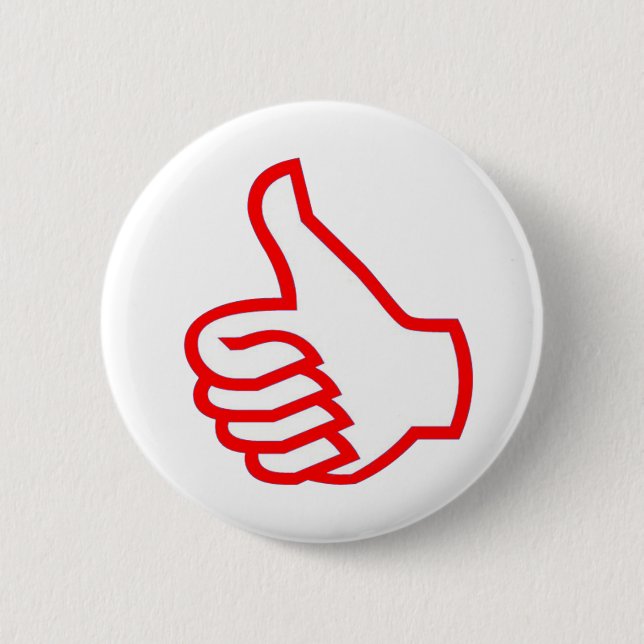 Leader  MOTIVATIONAL Tools :  THUMBSUP 2 Inch Round Button (Front)