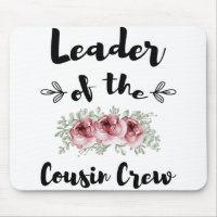 Leader Of The Cousin Crew Funny Cousin Shirt