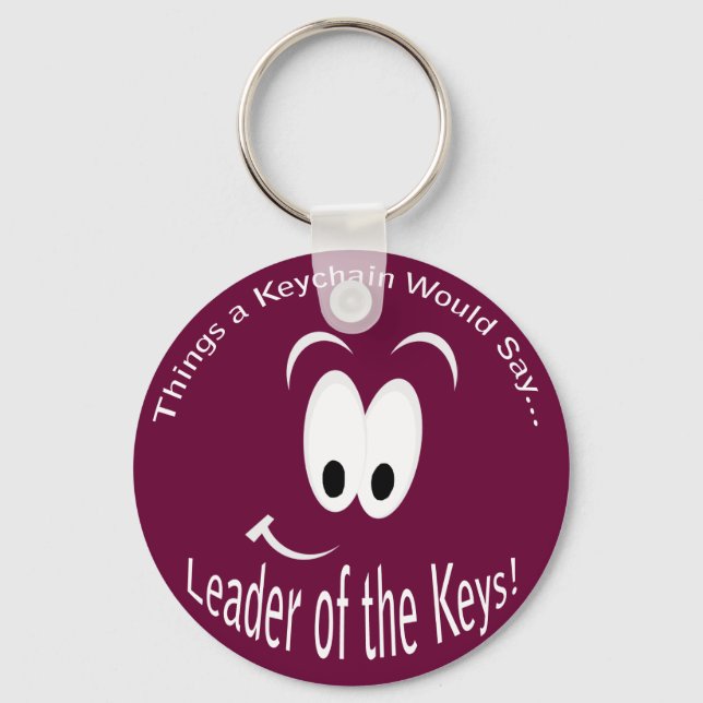 Leader of the Keys Keychain (Front)