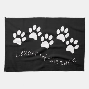 Leader of the Pack Dog Lover's Kitchen Towel