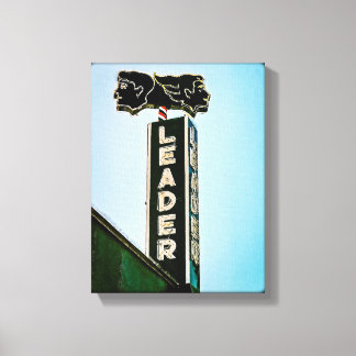 Leader Vintage Los Angeles Neon Canvas Print