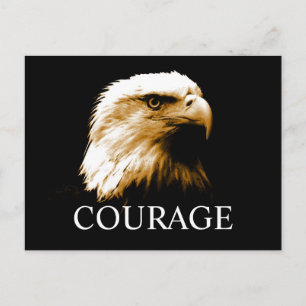 Leadership Courage Fearless Bald Eagle Postcards