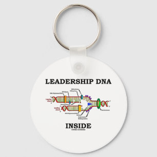 Leadership DNA Inside (DNA Replication) Keychain