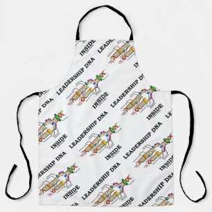 Leadership DNA Inside Molecular Biology Humour Apron