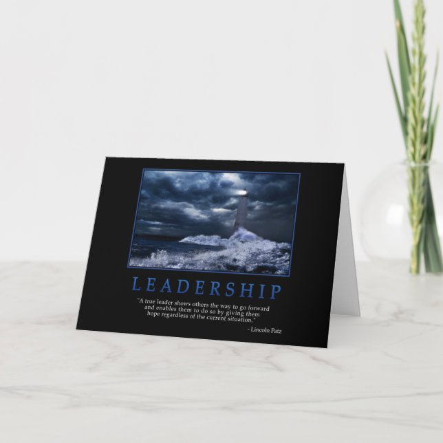 Leadership Greeting Card (Front)