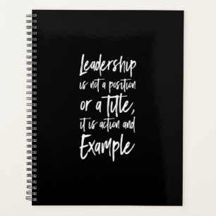 leadership is example planner