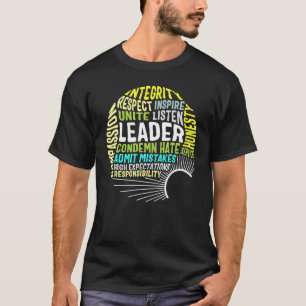 Leadership Leader Integrity Unite Cottagecore Insp T-Shirt