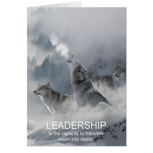 leadership motivational inspirational quote (Front)