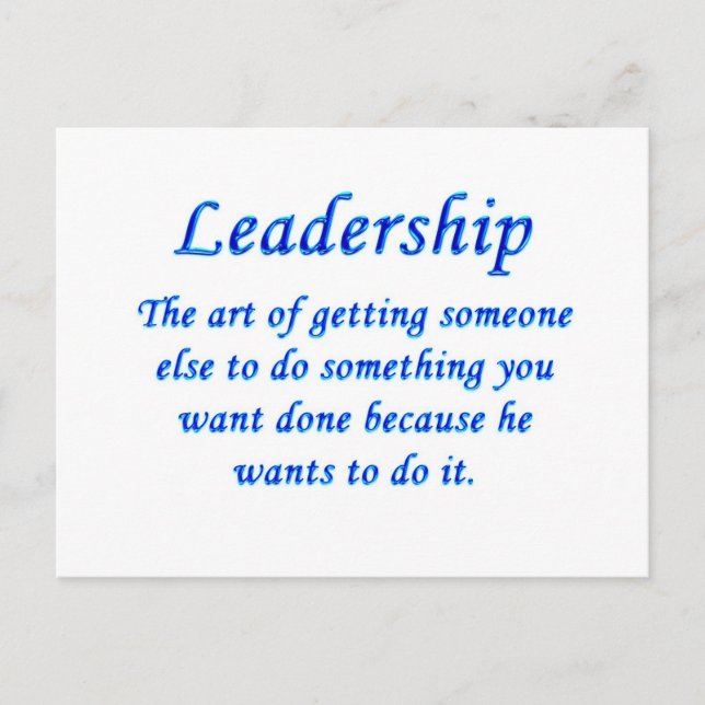 Leadership Postcard (Front)