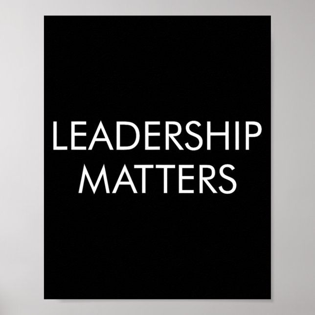 Leadership - poster (Front)