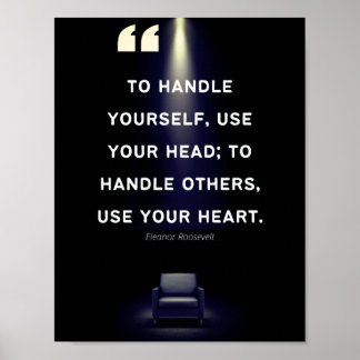 Leadership Posters - Elanor Roosevelt Quote