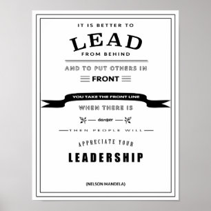Leadership Quote Poster