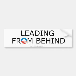 Leading From Behind- Bumper Stickers