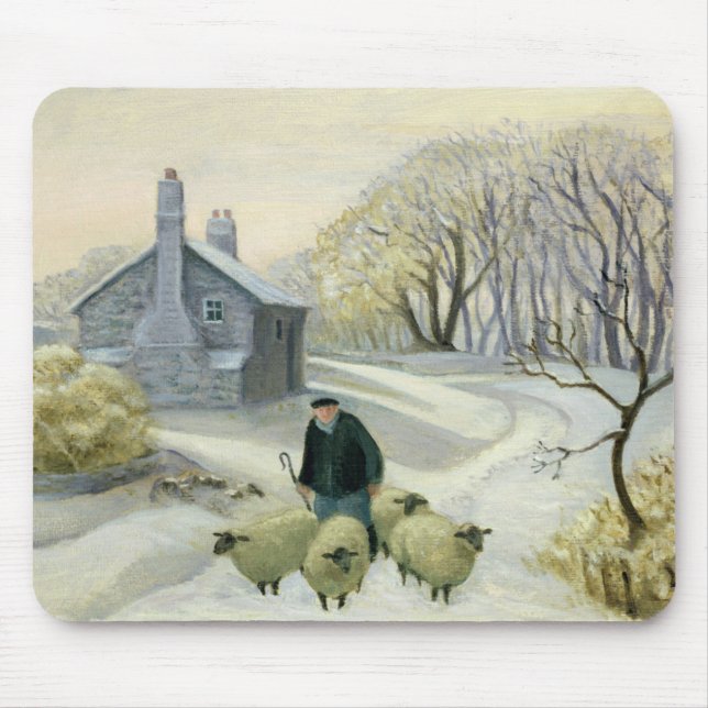 Leading the Sheep Mouse Pad (Front)