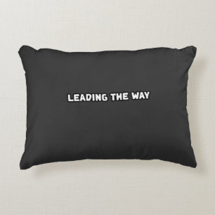 Leading The Way Visionary Leader Innovation Progre Accent Pillow