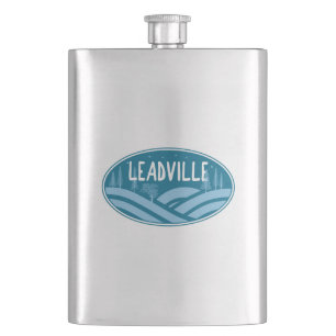 Leadville Colorado Outdoors Hip Flask