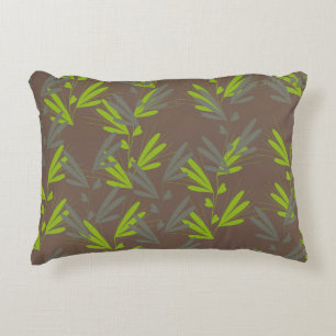 leaf accent pillow